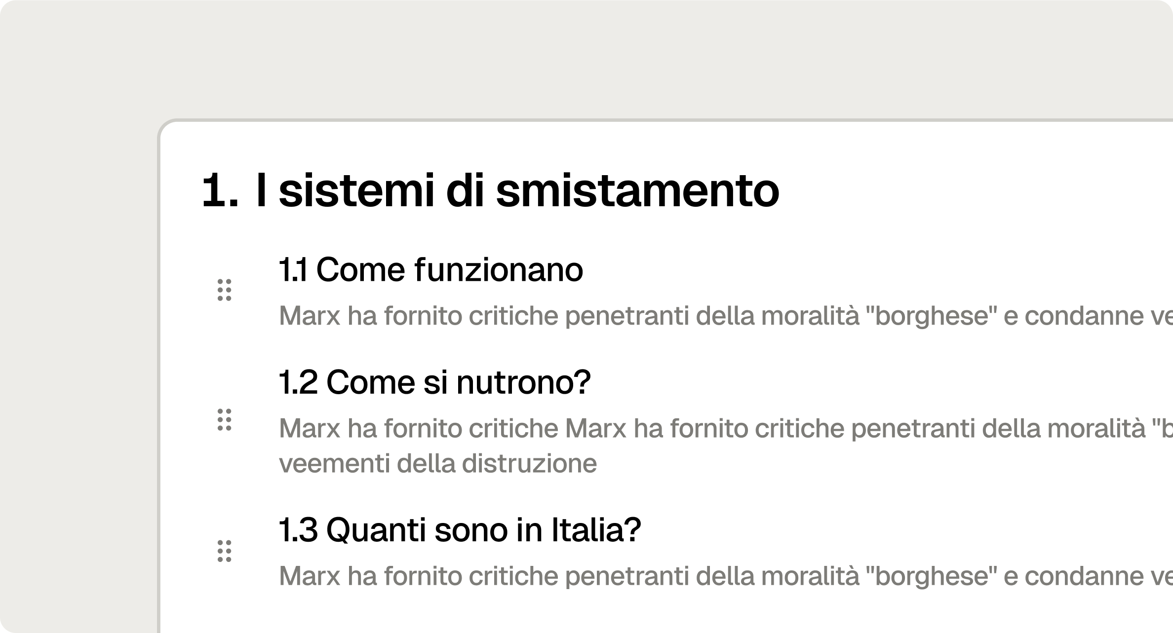 Athena Struttura Automatica
